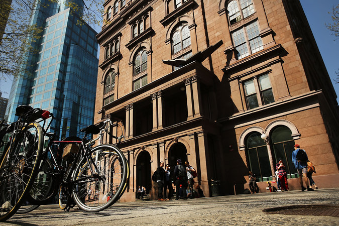 A settlement crafted by the attorney general, expected to be announced Wednesday, will assign a monitor to oversee finances at Cooper Union. Credit Spencer Platt/Getty Images